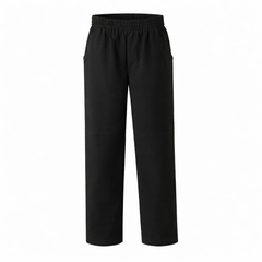 Elastic Waist Performance Pull-On Pants Black/Grey