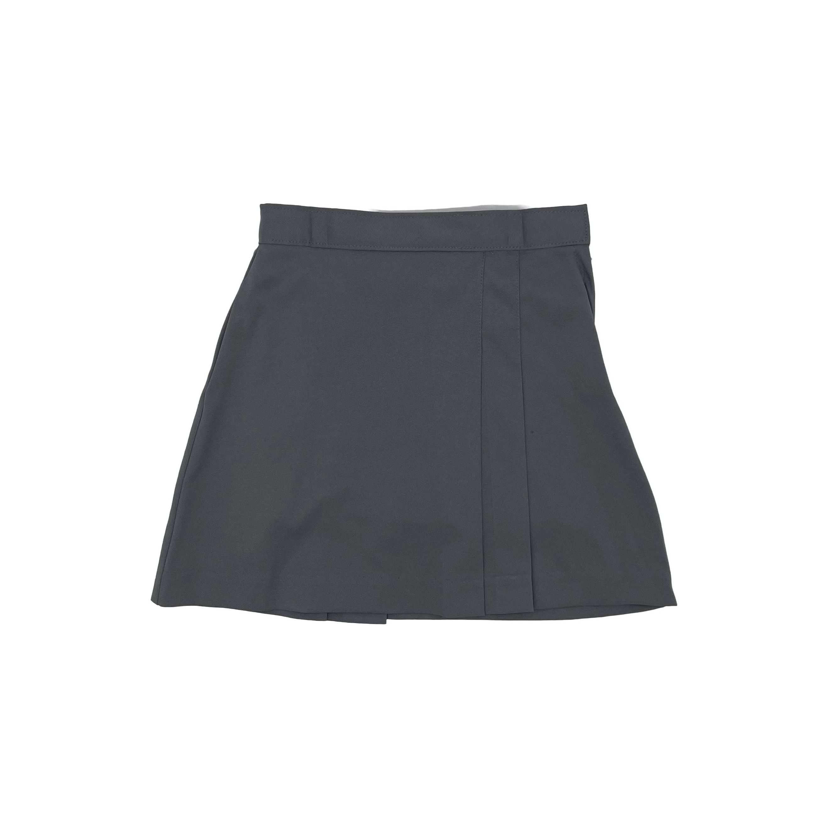 Girls Dry Fit Black and Grey Skort