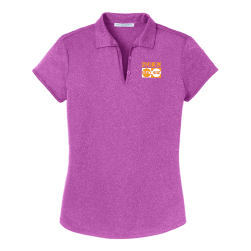Ladies Trace Heather Polo