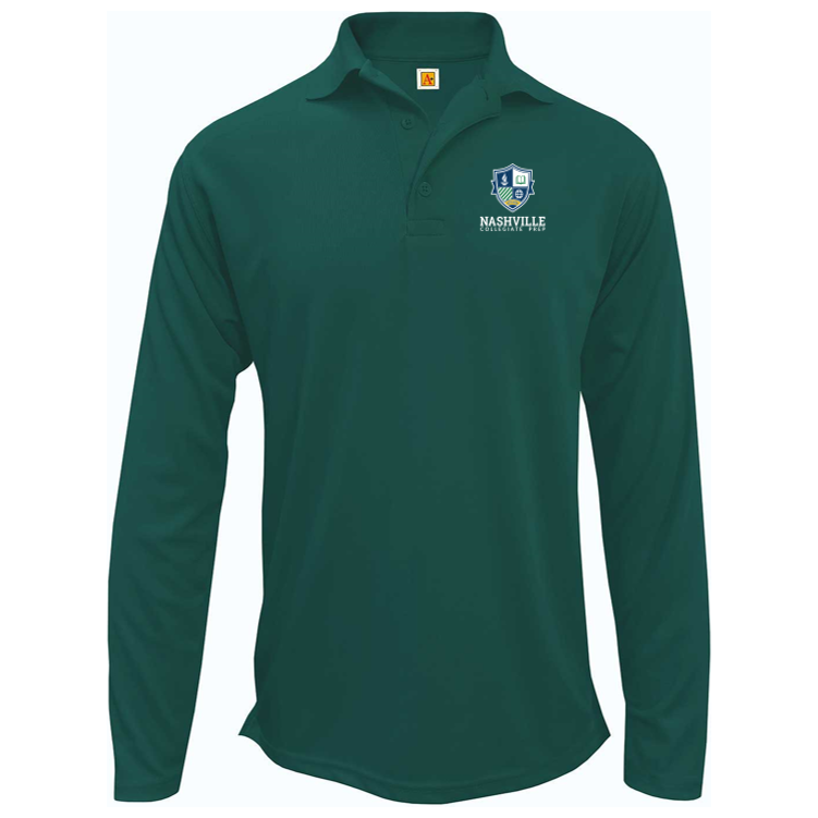 Performance Long-Sleeve Polo Shirt