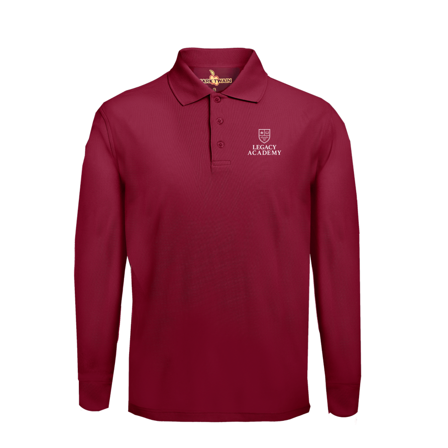 Performance Long-Sleeve Polo Shirt