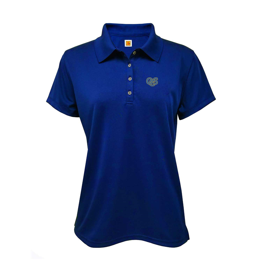 Girls Short-Sleeve Fitted Polo Shirt