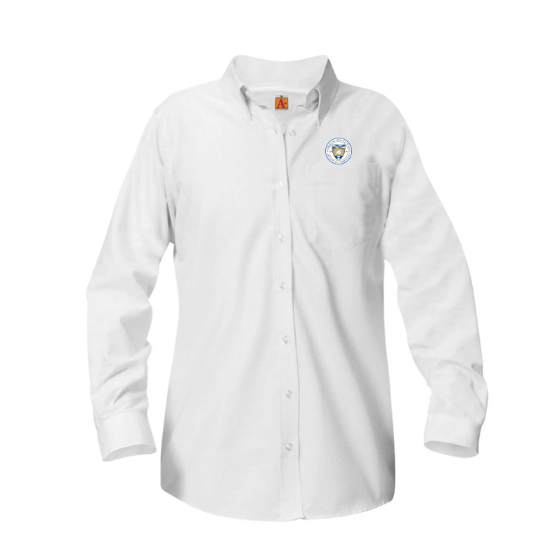 Girls Long-Sleeve Oxford
