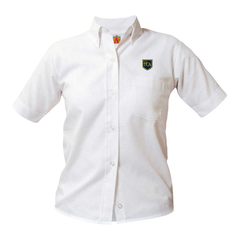 Girls Short-Sleeve Oxford
