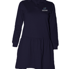 Long-Sleeve Polo Dress