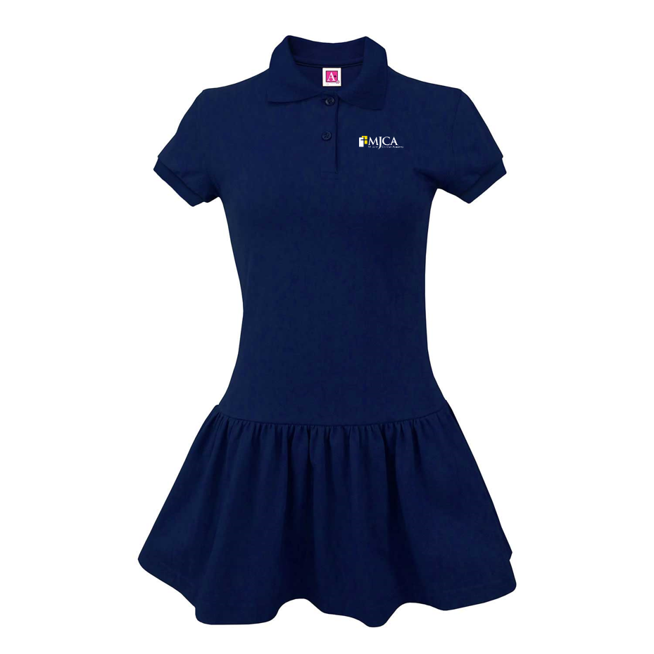 Short-Sleeve Polo Dress