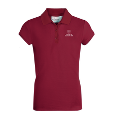 Girls Short-Sleeve Fitted Polo Shirt