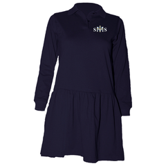 Long-Sleeve Polo Dress
