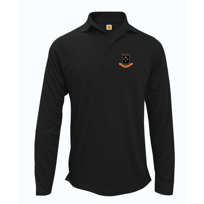 Performance Long-Sleeve Polo Shirt