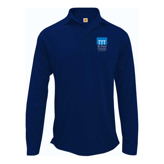 Performance Long-Sleeve Polo Shirt