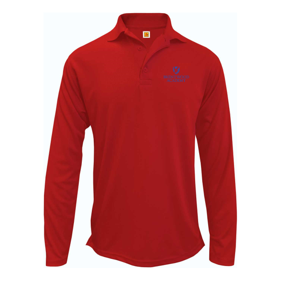 Performance Long-Sleeve Polo Shirt