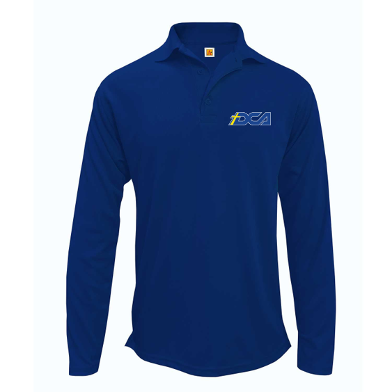 Performance Long-Sleeve Polo Shirt