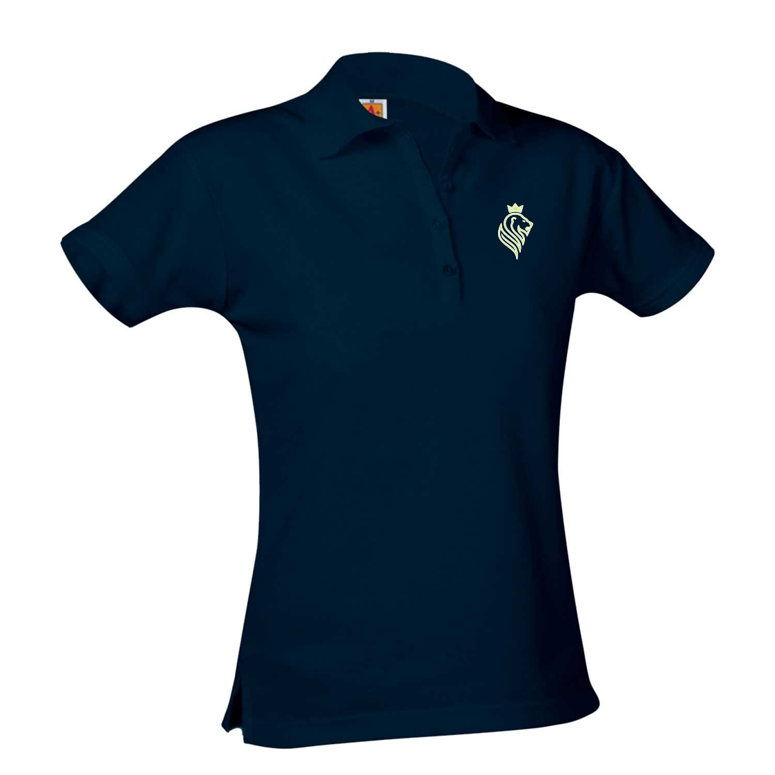 Girls Performance Short-Sleeve Fitted Polo Shirt