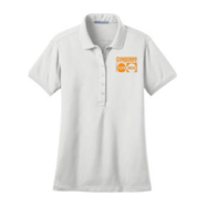 Gymboree Embroidered Port Authority Ladies Stretch Pique Polo