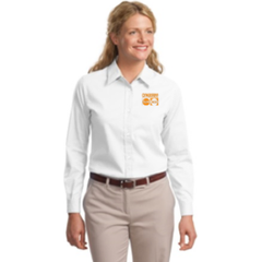 Gymboree Embroidered Port Authority Ladies Long Sleeve Easy Care Shirt