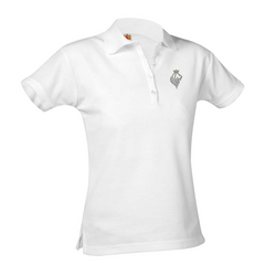 Girls Short-Sleeve Fitted Polo Shirt