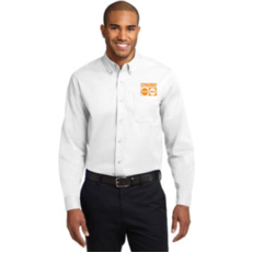 Gymboree Embroidered Port Authority Long Sleeve Easy Care Shirt