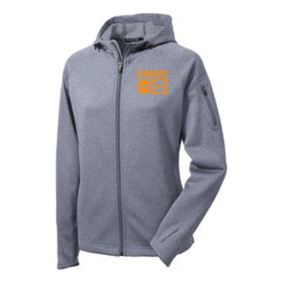 Gymboree Embroidered Ladies Tech Fleece Full-Zip Hooded Jacket