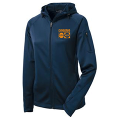Gymboree Embroidered Ladies Tech Fleece Full-Zip Hooded Jacket