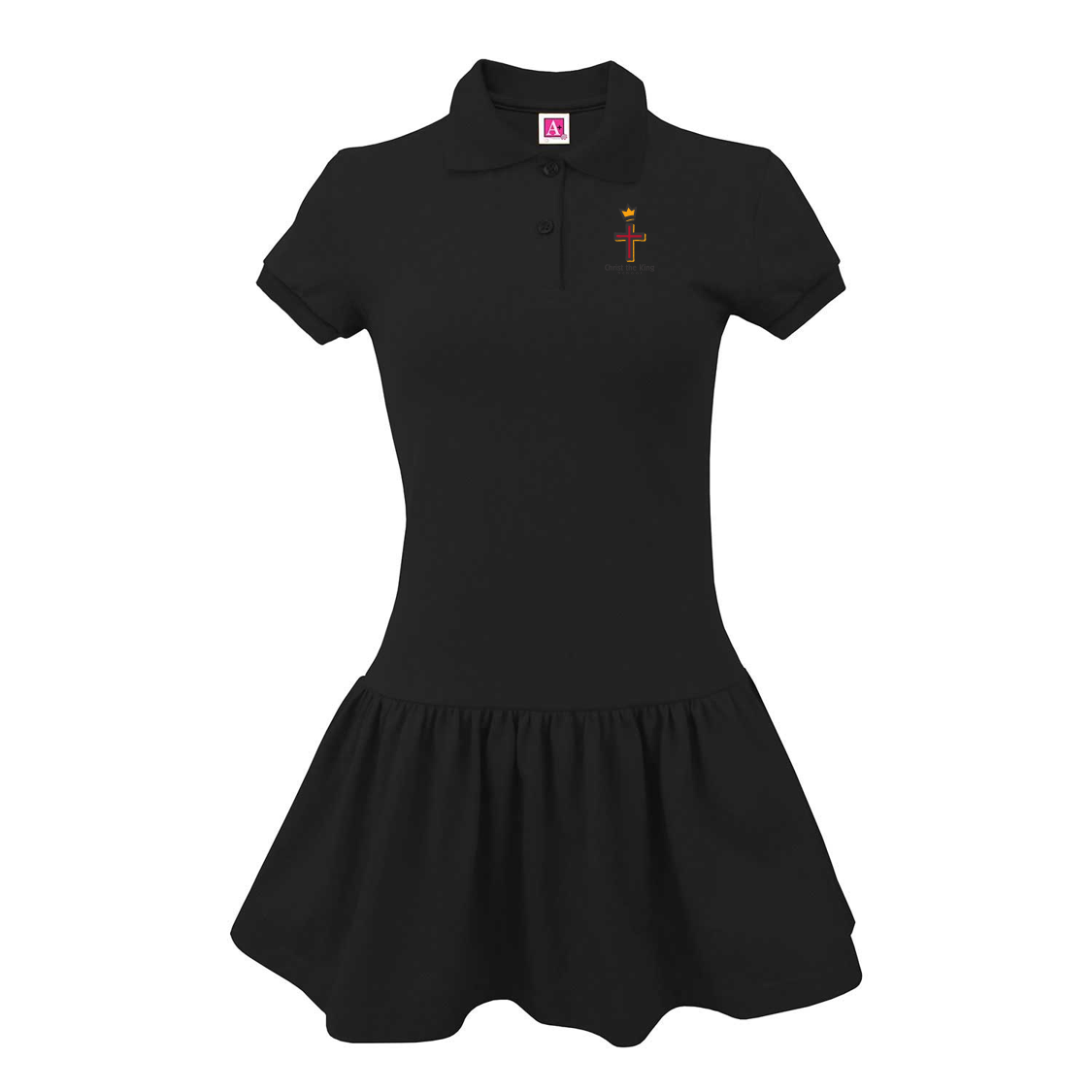 Short-Sleeve Polo Dress