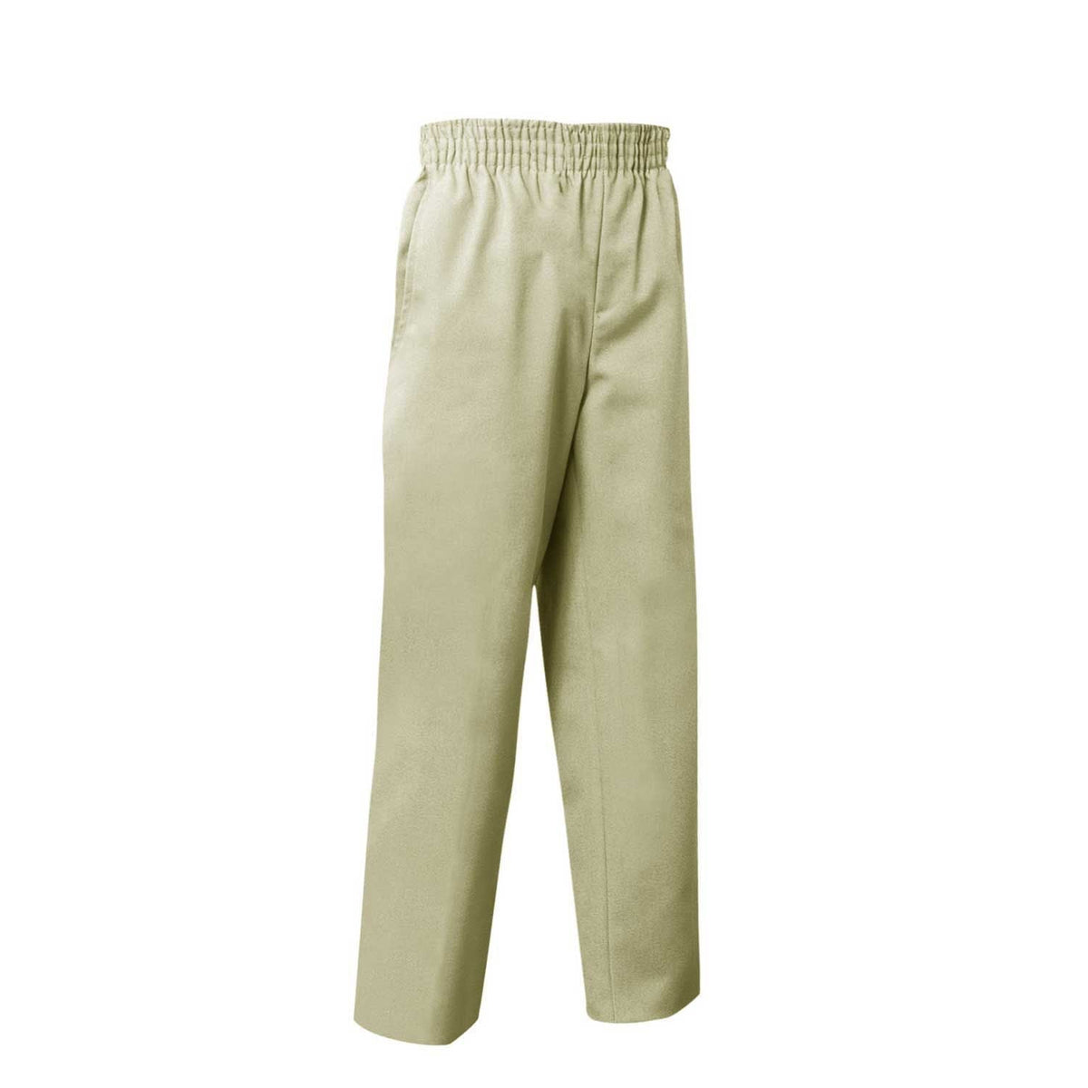 Elastic Waist Pull-On Khaki Twill Pants - Toddler