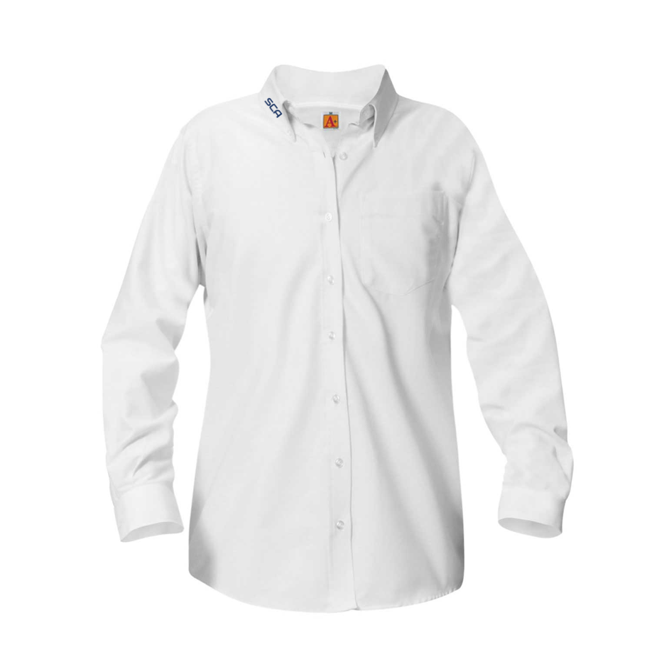 Girls Long-Sleeve Oxford