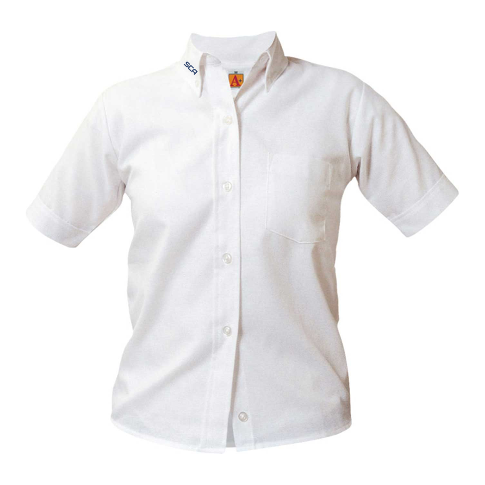 Girls Short-Sleeve Oxford