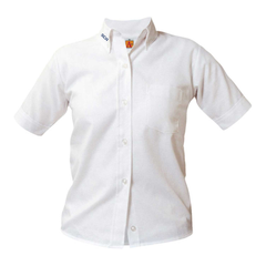 Girls Short-Sleeve Oxford