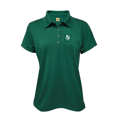 Girls Performance Short-Sleeve Fitted Polo Shirt