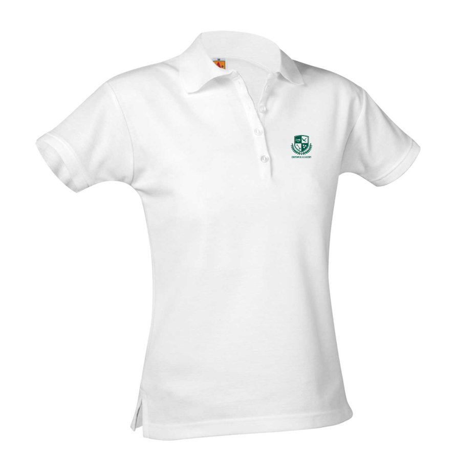Girls Short-Sleeve Fitted Polo Shirt