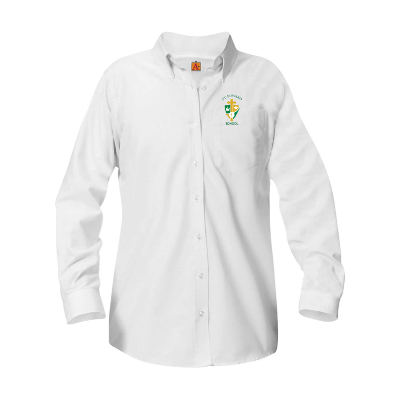 Girls Long-Sleeve Oxford