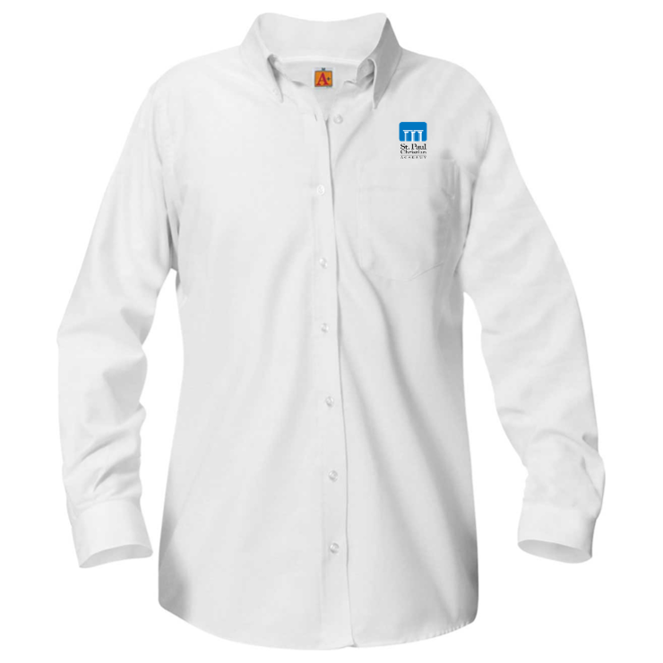 Girls Long-Sleeve Oxford