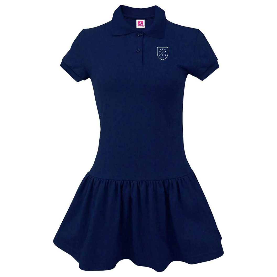 Short-Sleeve Polo Dress