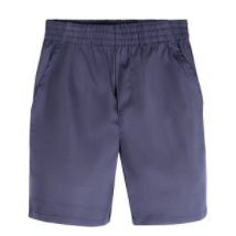 Elastic Waist Pull-On Navy Twill Shorts (OCS - PK/K Only)