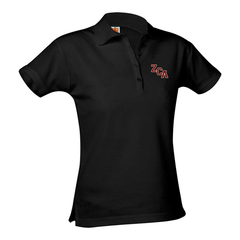 Girls Short-Sleeve Fitted Polo Shirt
