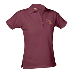 Girls Short-Sleeve Fitted Polo Shirt