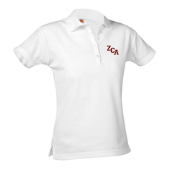 Girls Short-Sleeve Fitted Polo Shirt
