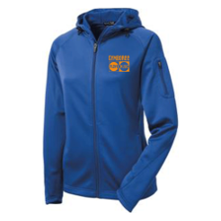 Gymboree Embroidered Ladies Tech Fleece Full-Zip Hooded Jacket