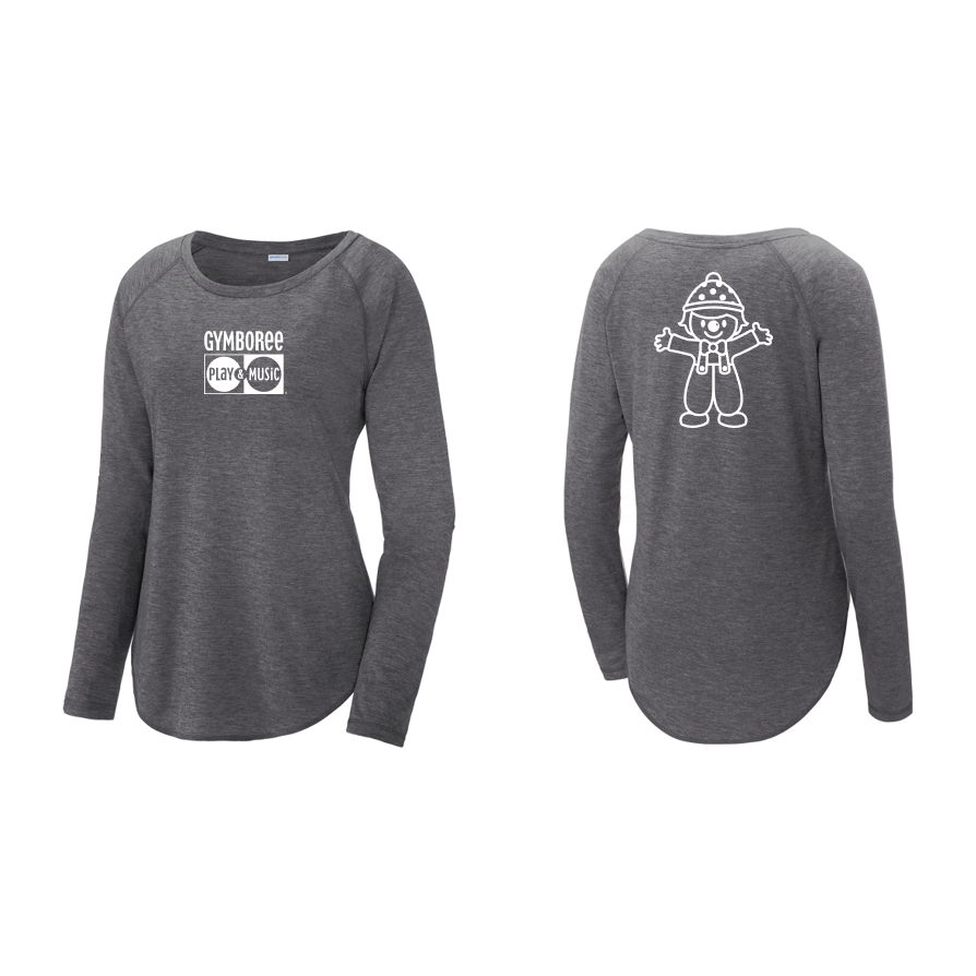 Gymboree Ladies Tri Blend Long Sleeve T Shirt