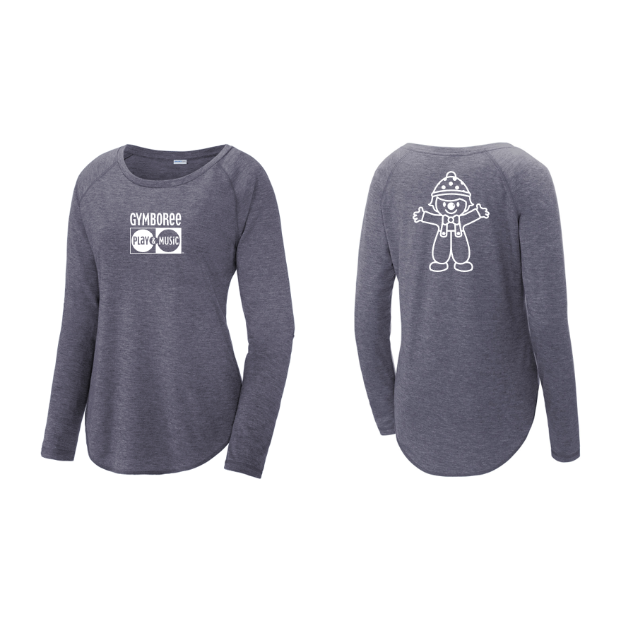 Gymboree Ladies Tri Blend Long Sleeve T Shirt