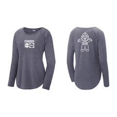 Gymboree Ladies Tri Blend Long Sleeve T Shirt