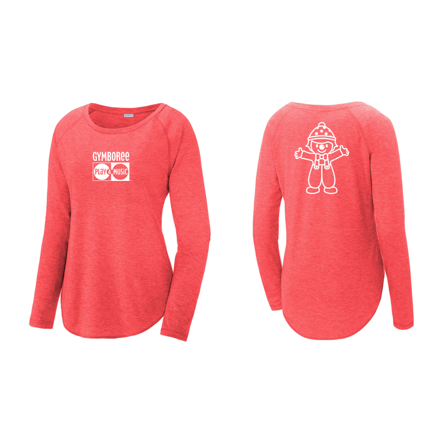 Gymboree Ladies Tri Blend Long Sleeve T Shirt