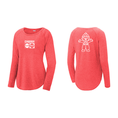 Gymboree Ladies Tri Blend Long Sleeve T Shirt