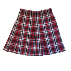 Plaid Thin Band Skirt